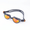Gafas de Natación Attack con montura oscura y lentes espejadas naranjas