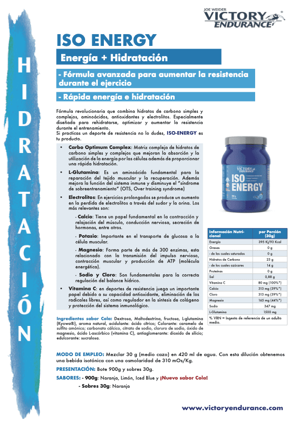 ISO ENERGY 30Gr x16 (sobres)