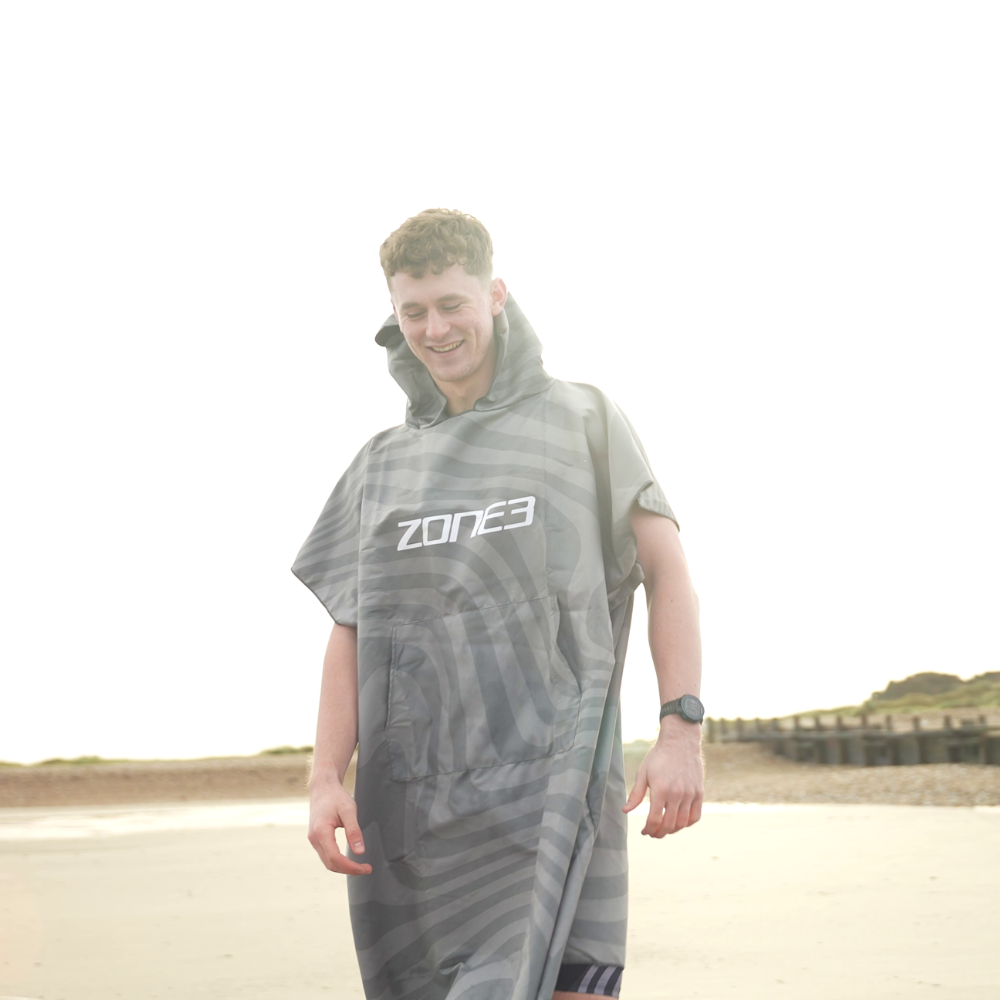 Poncho de Microfibra Negro