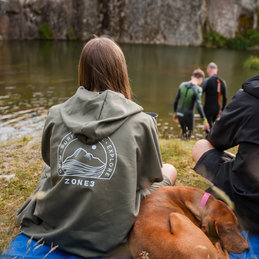 Poncho de Microfibra Kaki