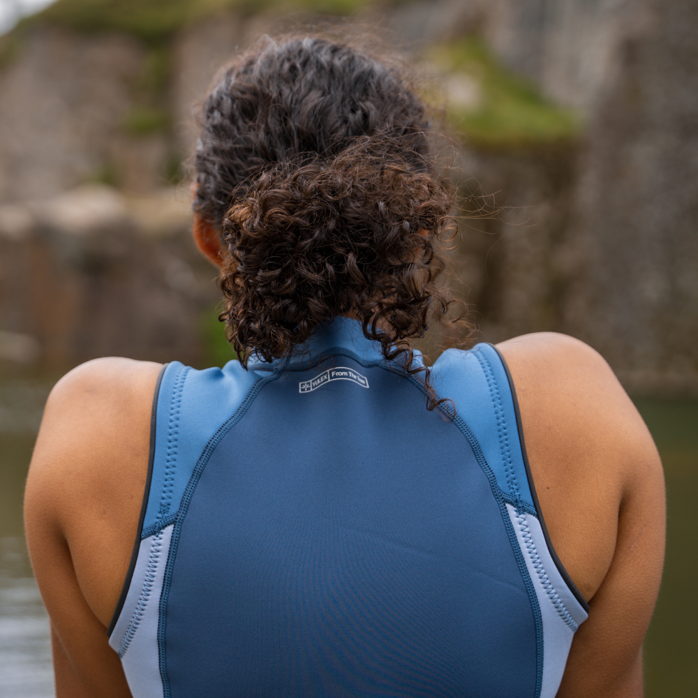 Chaleco de Neopreno Yulex® Azul Mujer