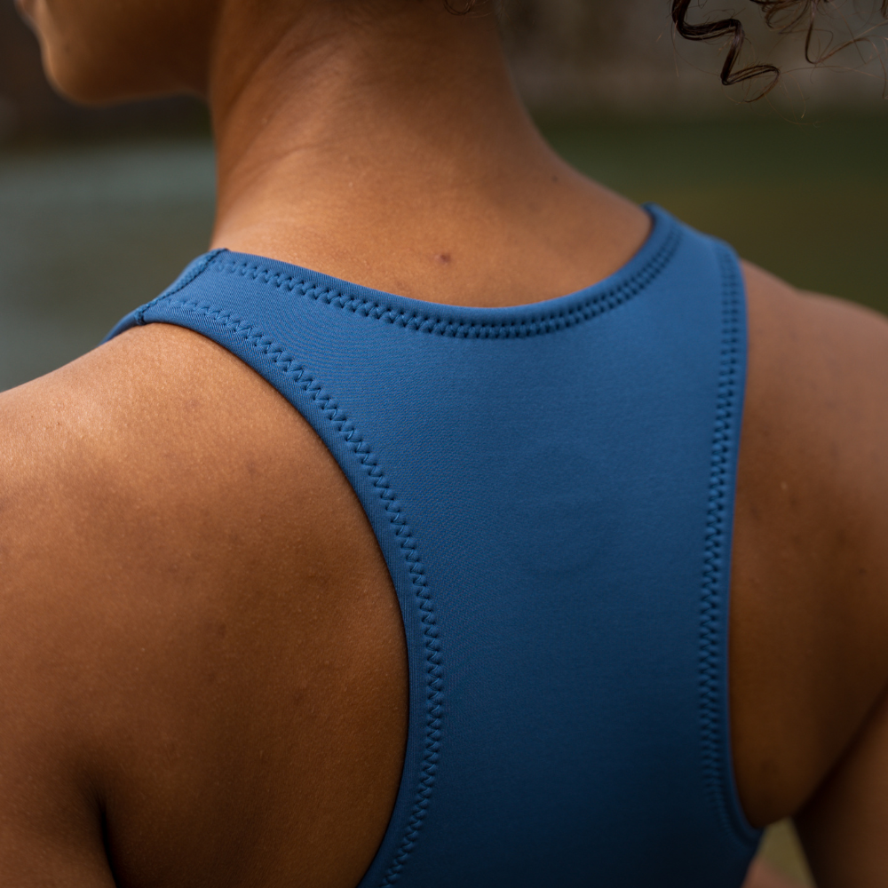 Traje de Neopreno Yulex® Sin Mangas Azul Mujer