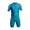 Trisuit turquesa, sobre fondo blanco