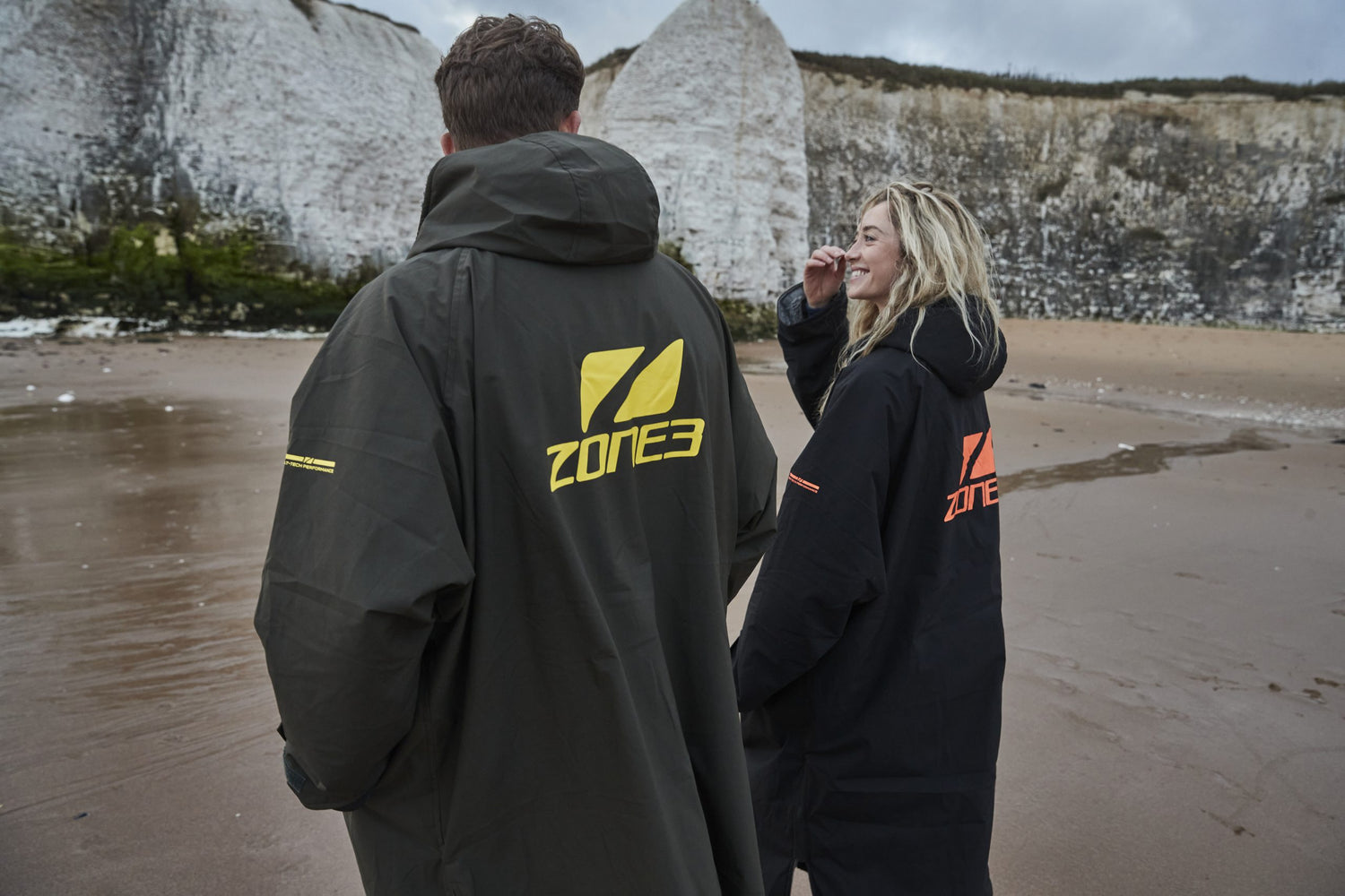 Parka con Forro Polar  Heat Tech Reciclada Khaki