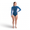 Traje de Neopreno Yulex® Manga Larga Azul Mujer