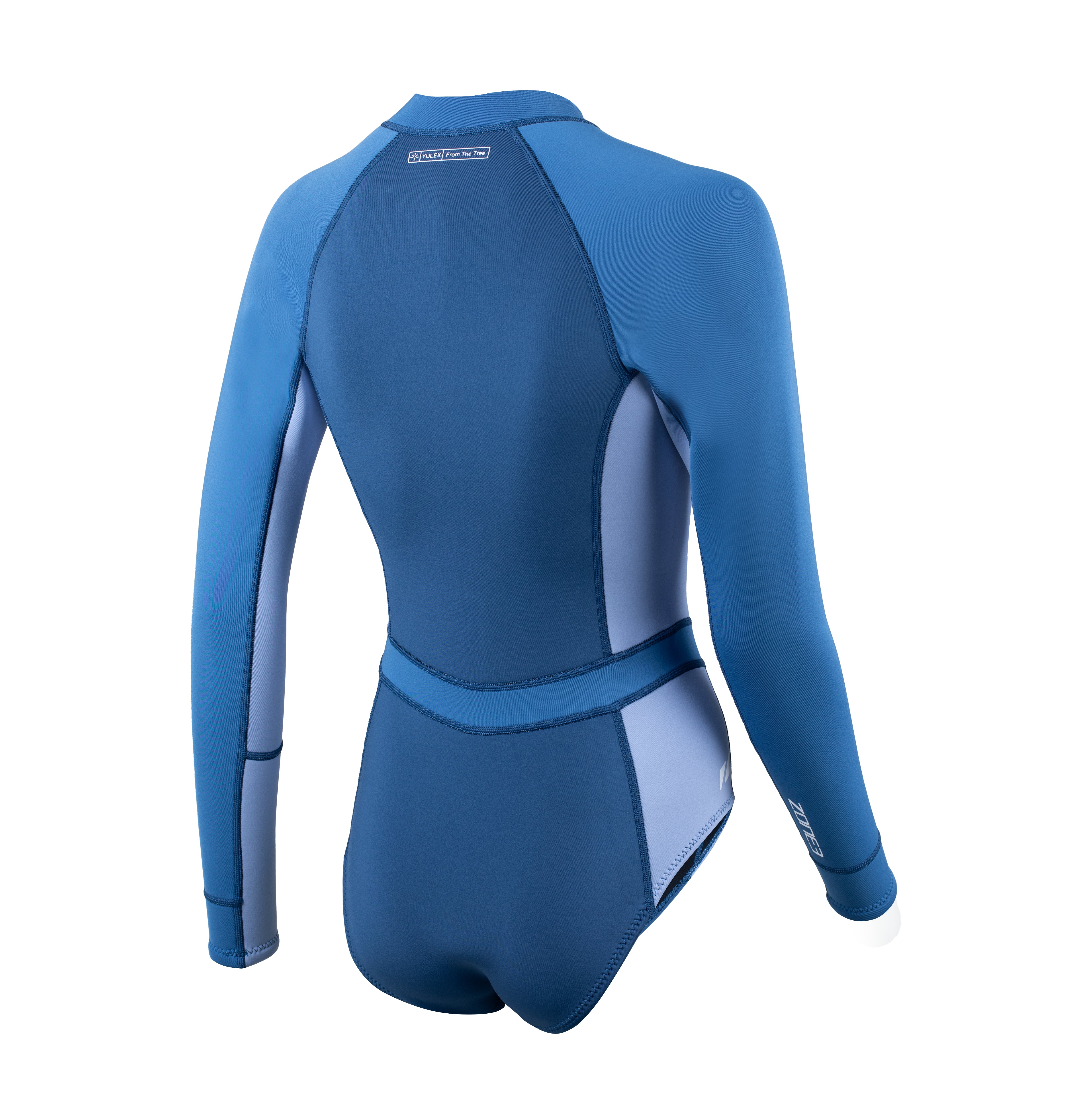 Traje de Neopreno Yulex® Manga Larga Azul Mujer