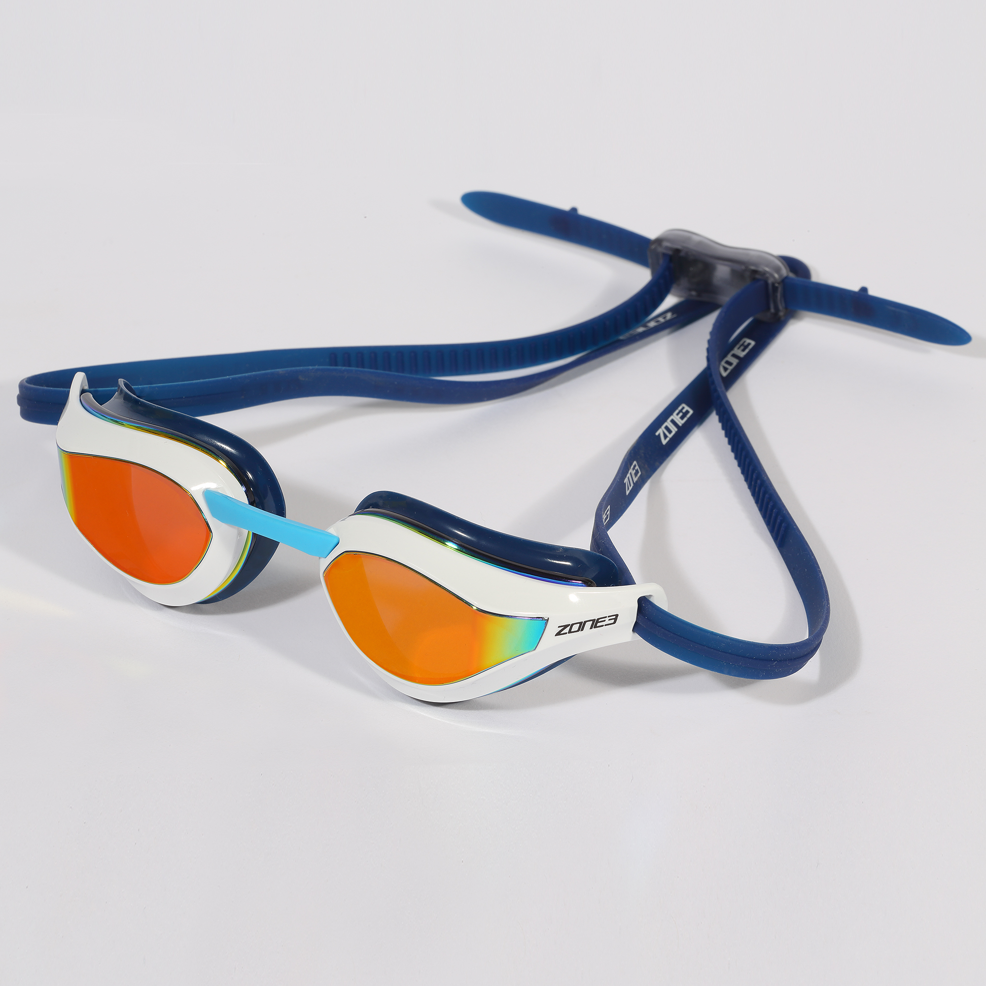Gafas Natación Viper Speed – Lentes Espejo – Azul/Blanco