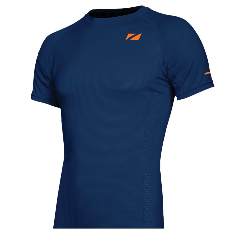 Camiseta Activ Lite  – Azul/Naranja  Hombre